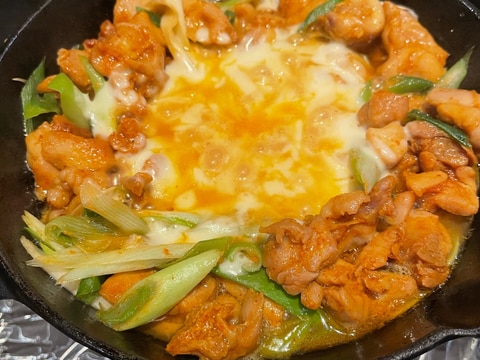 長ネギとチキンのチーズタッカルビ